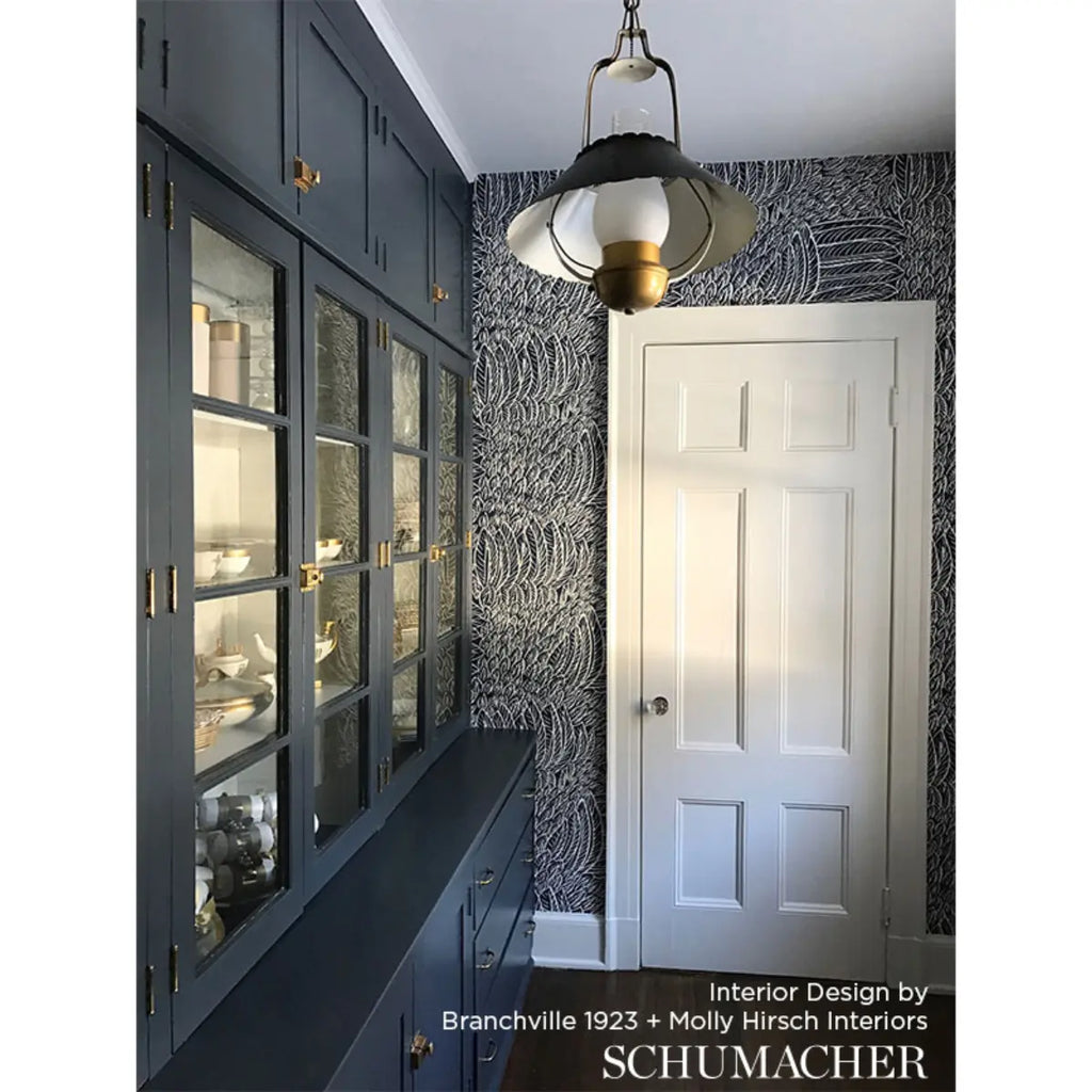 Featherfest Wallpaper in an interior setting