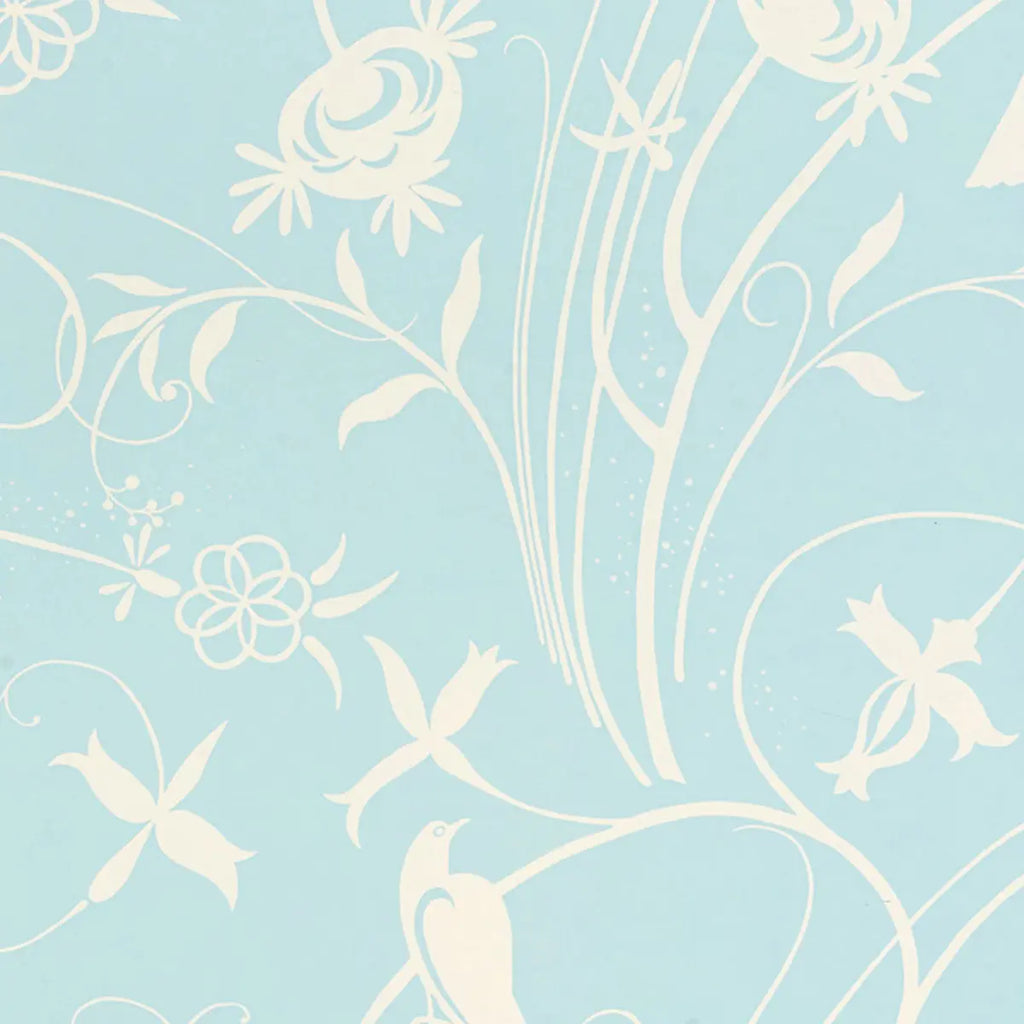 Sky Meadow Wallpaper - Light Blue