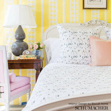 Load image into Gallery viewer, Wicker Stripe Wallpaper in an interior setting