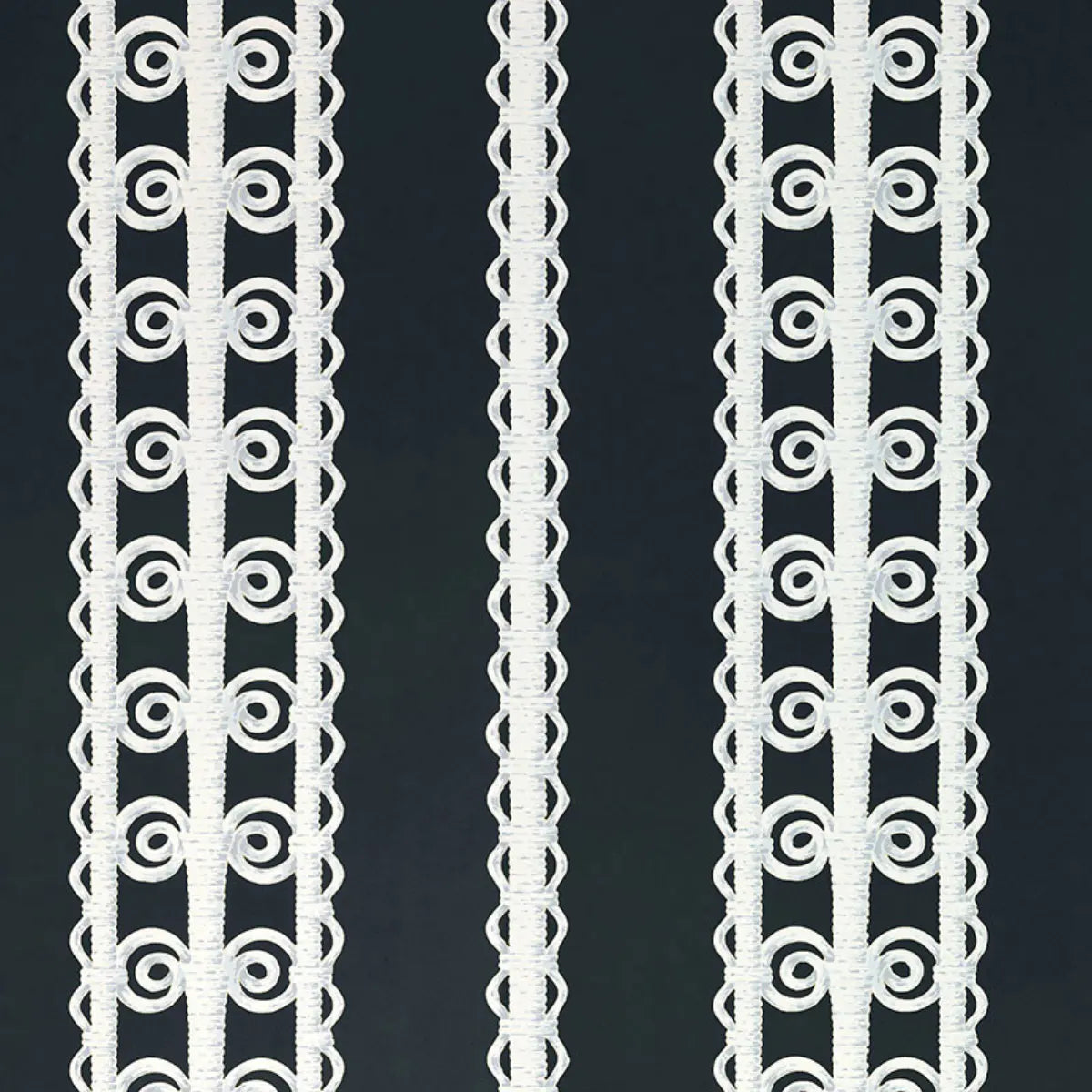 Wicker Stripe Wallpaper - Licorice