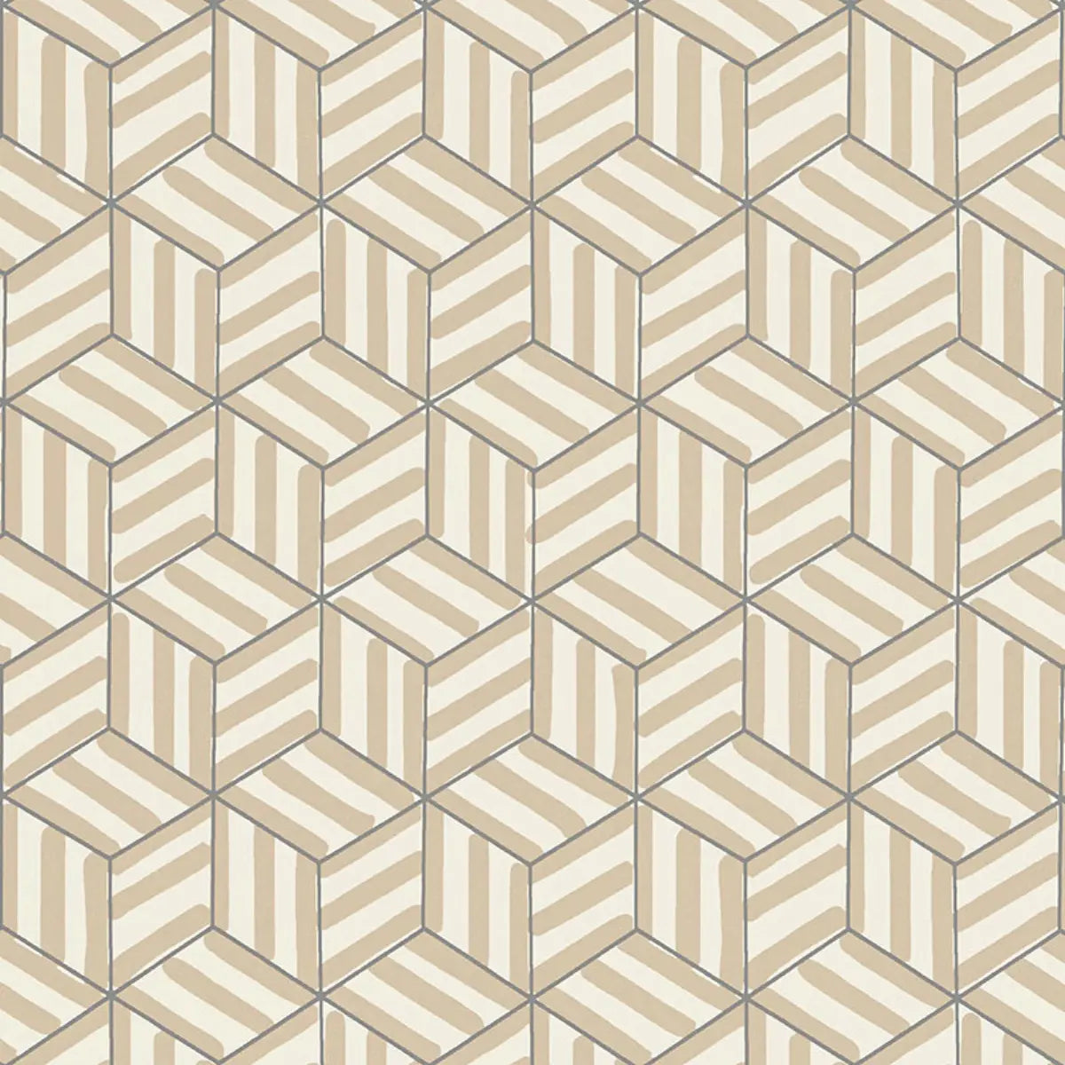 Tumbling Blocks Wallpaper