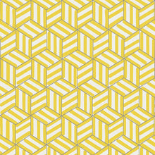 Load image into Gallery viewer, Tumbling Blocks Wallpaper - Citron