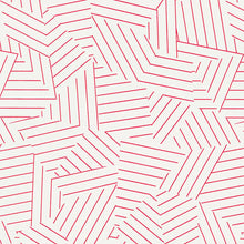 Load image into Gallery viewer, Deconstructed Stripe Wallpaper - Red