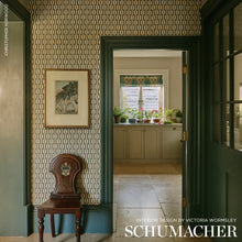 Load image into Gallery viewer, Belvedere Wallpaper in an interior setting