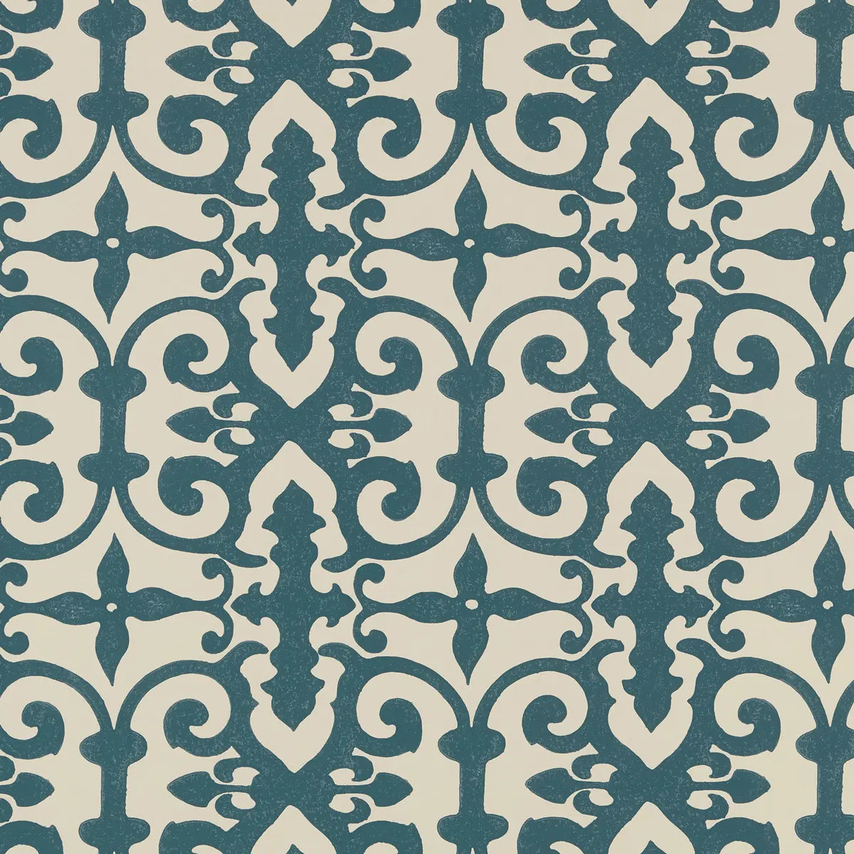 Ferne Park Wallpaper - Peacock Blue