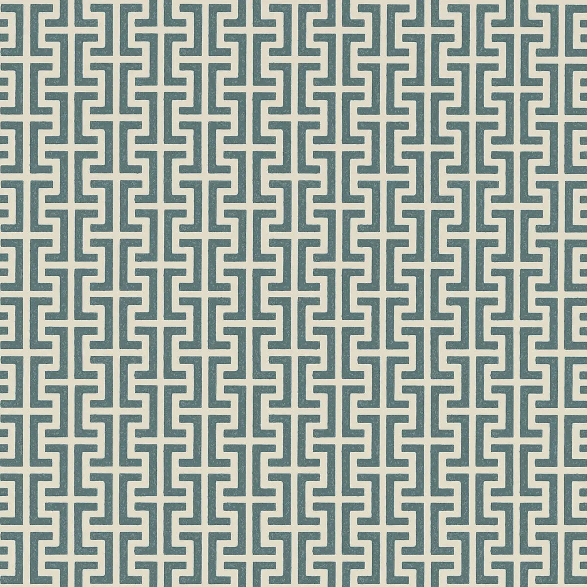 Temple Wallpaper - Peacock Blue