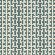 Load image into Gallery viewer, Temple Wallpaper - Peacock Blue
