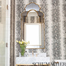 Load image into Gallery viewer, Snake Charmer Wallpaper in an interior setting