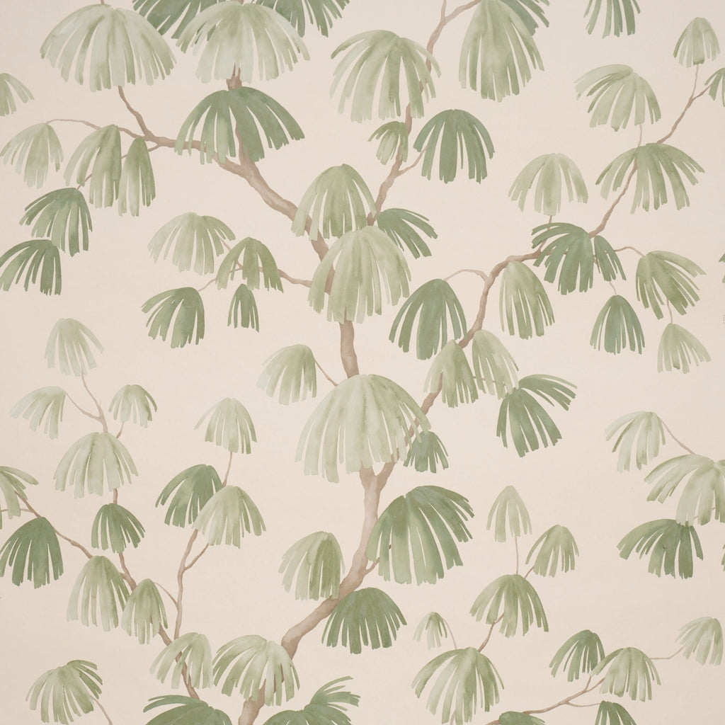 Weeping Pine Wallpaper - Green
