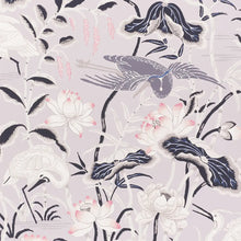 Load image into Gallery viewer, Lotus Garden Wallpaper - Lilac