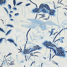 Load image into Gallery viewer, Lotus Garden Wallpaper - Porcelain