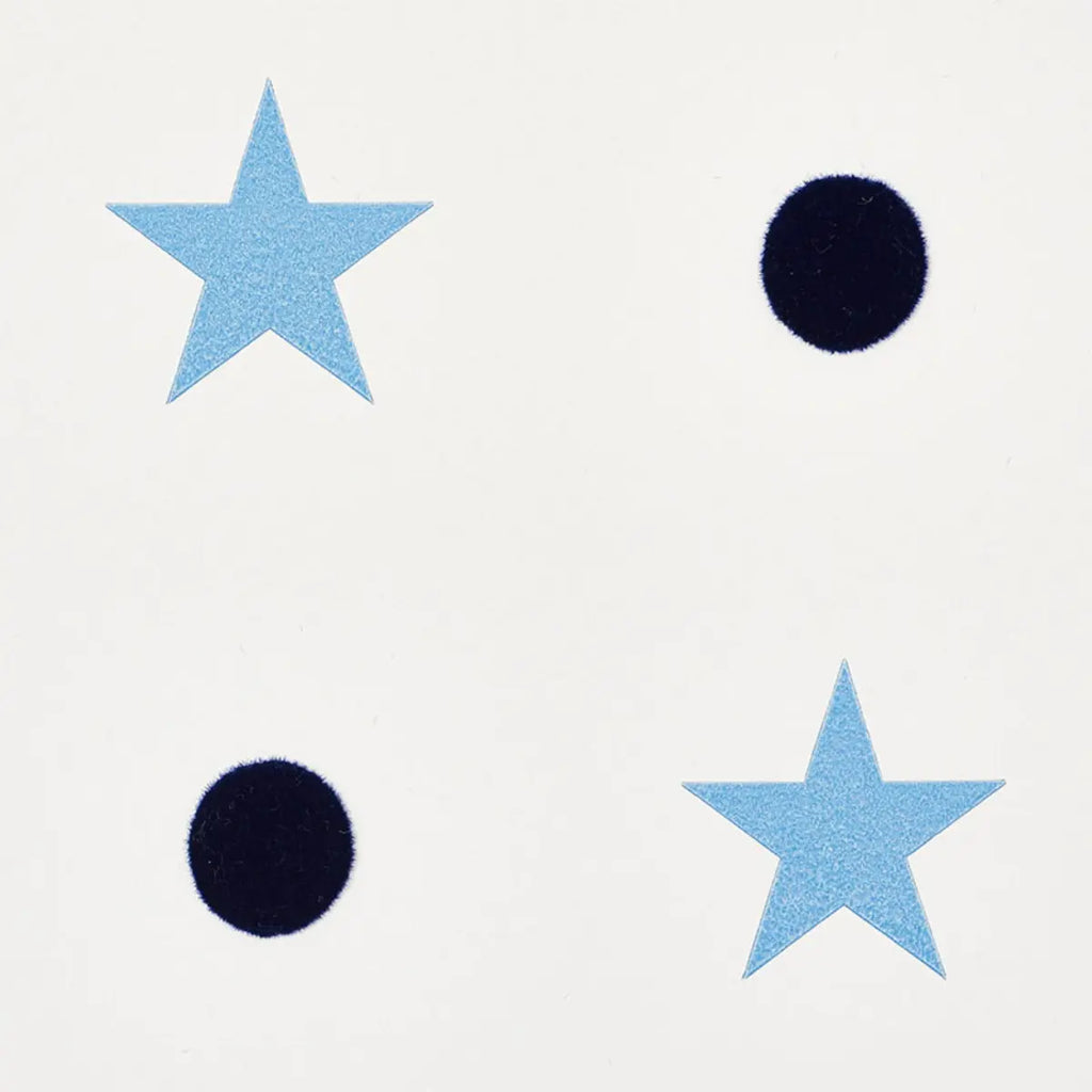 Etoiles Et Points Wallpaper in an interior setting