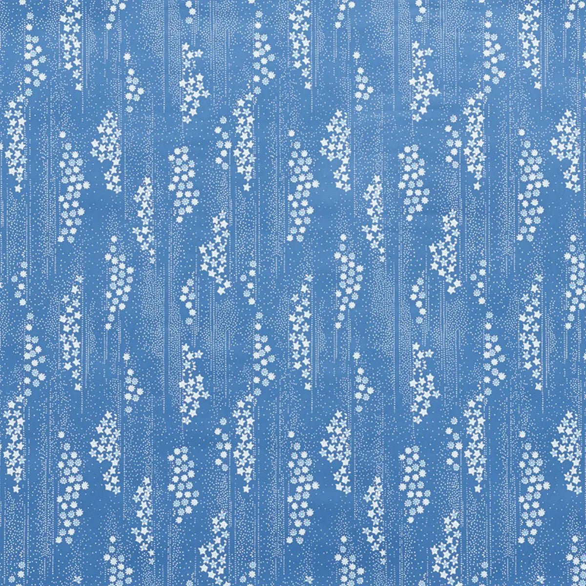 Taki Floral Wallpaper - Indigo