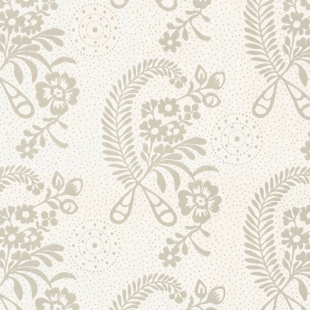 Millicent Wallpaper - Grisaille