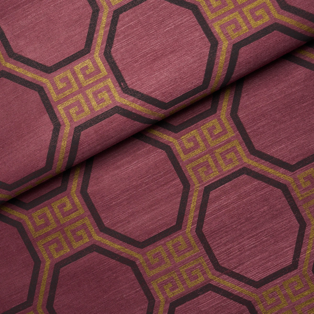 Octavia Sisal Wallpaper in an interior setting
