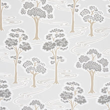 Load image into Gallery viewer, Tree River Wallpaper - Moonstone