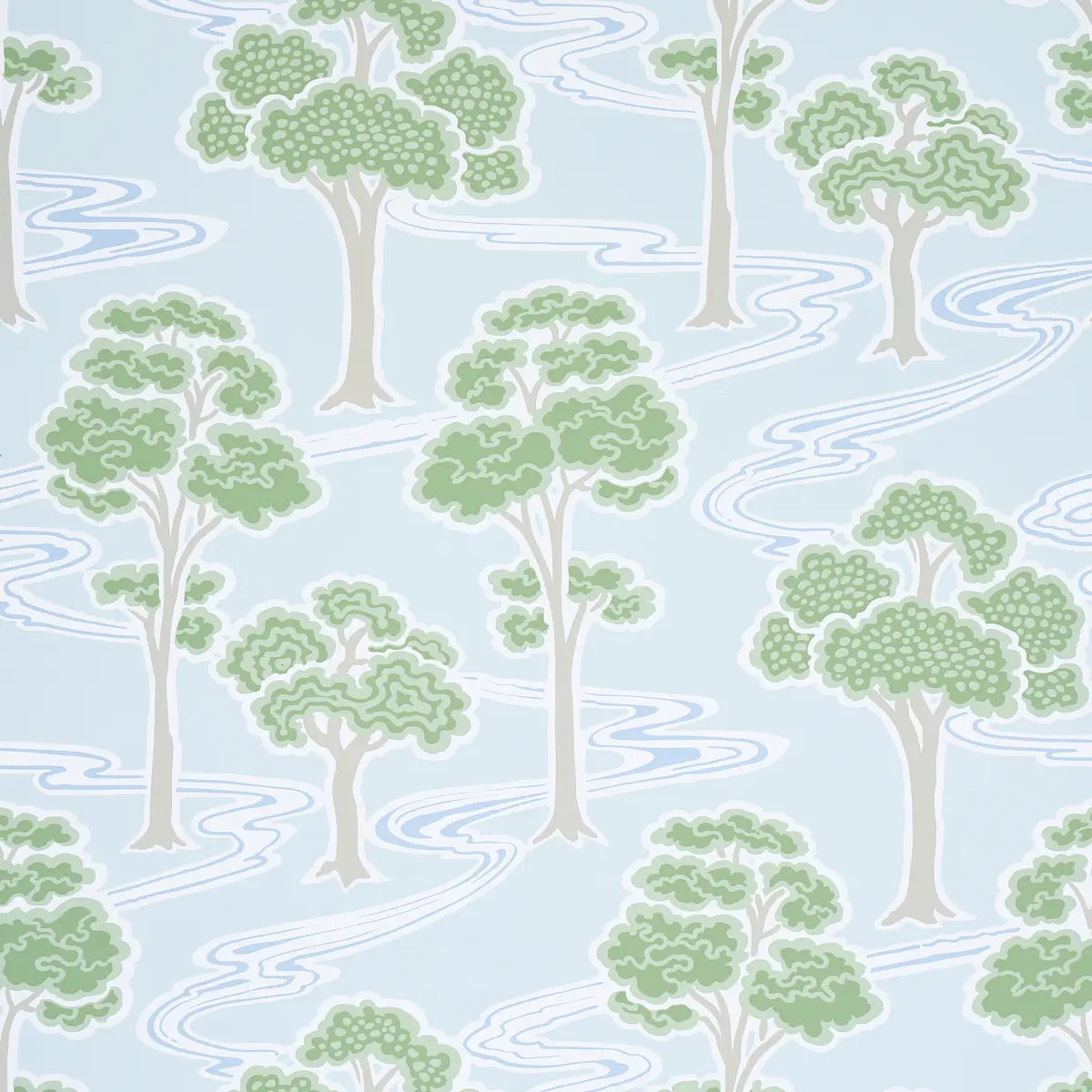 Tree River Wallpaper