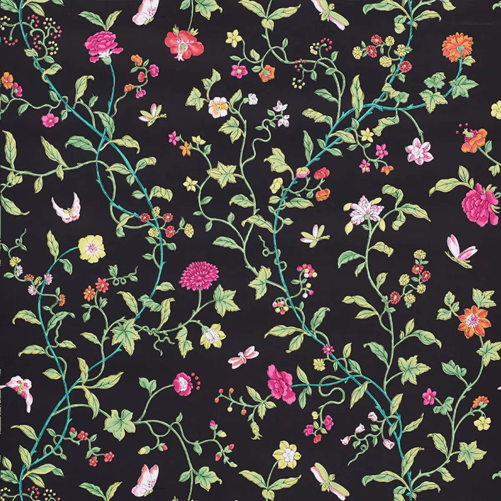 Floraison Wallpaper - Jet Multi