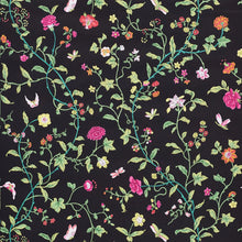 Load image into Gallery viewer, Floraison Wallpaper - Jet Multi