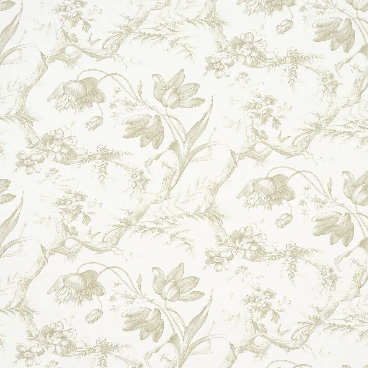 Toile De Fleurs Wallpaper