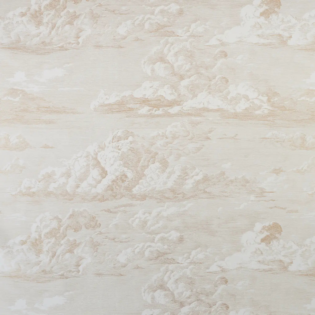 Cloud Toile Wallpaper - Gold
