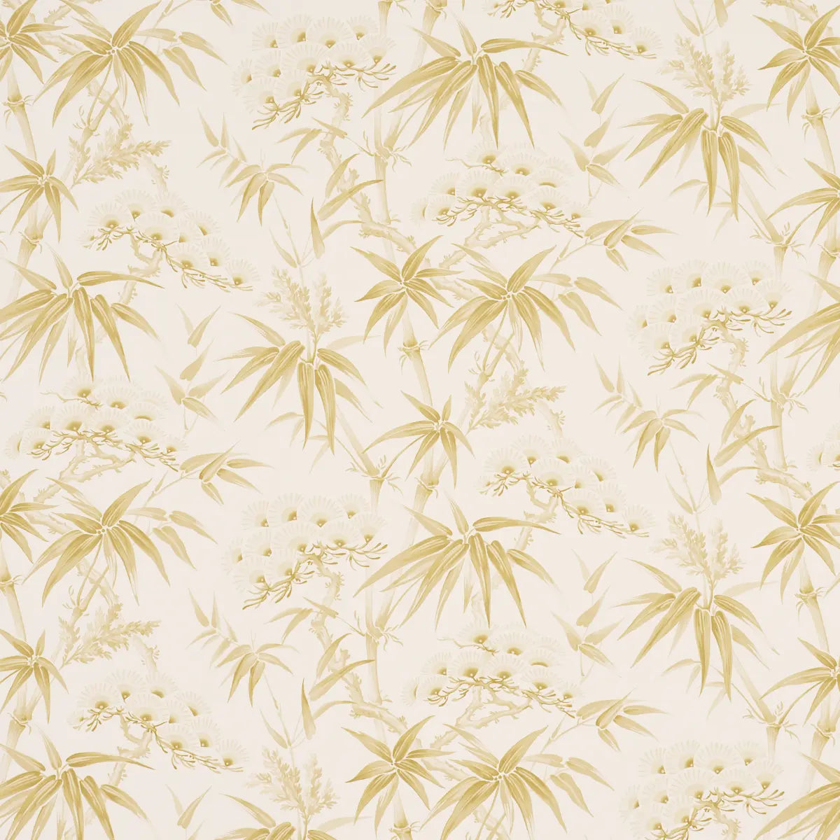 Arita Floral Wallpaper - Citron