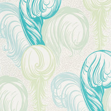 Load image into Gallery viewer, Plumes Wallpaper - Peacock