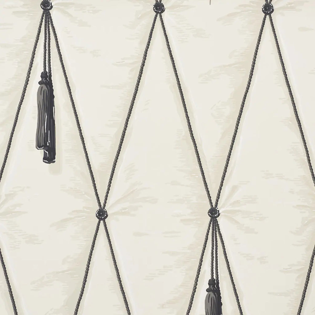 Drapery Wallpaper - Bone
