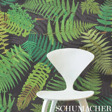 Load image into Gallery viewer, Fernarium Wallpaper in an interior setting