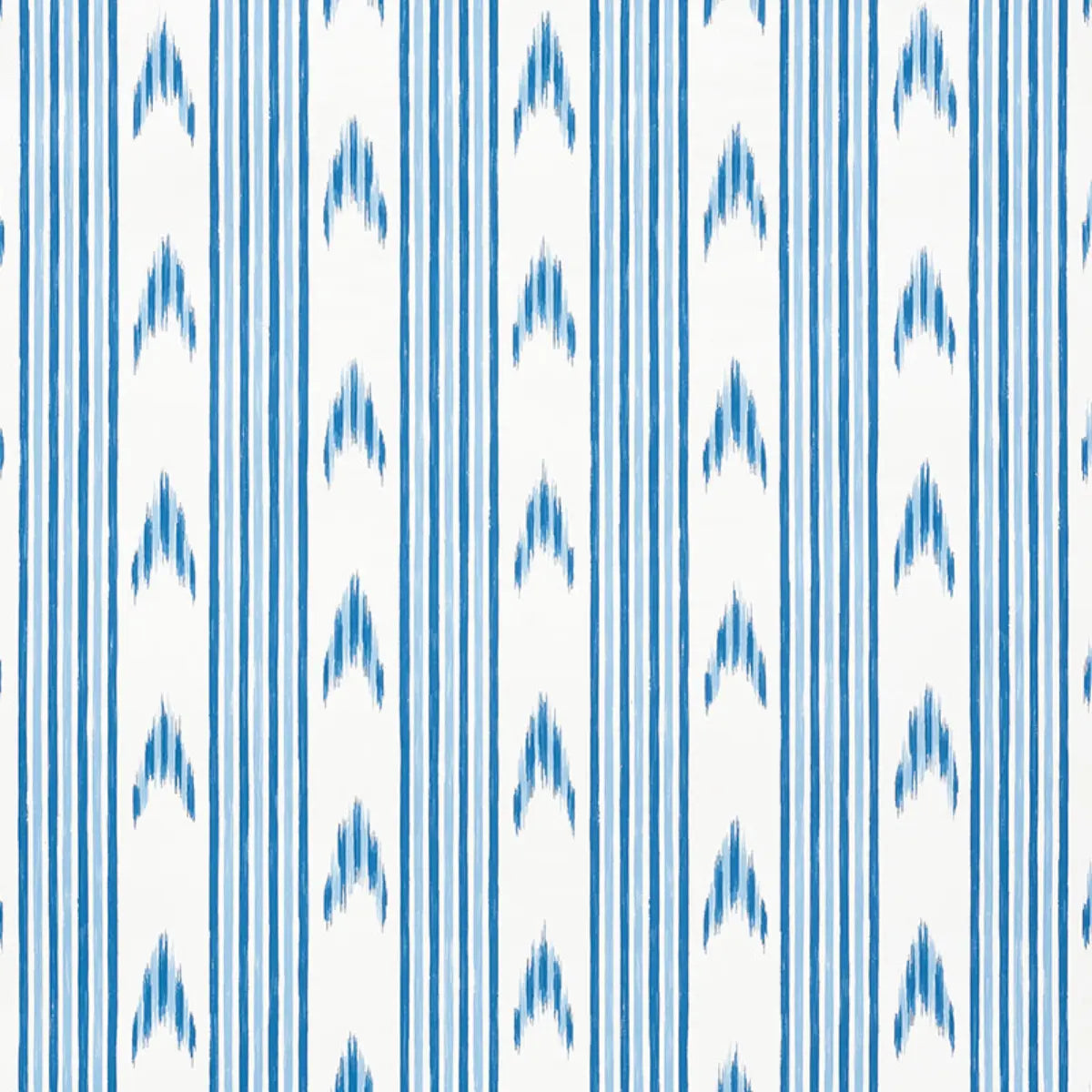 Santa Barbara Ikat Wallpaper - Indigo