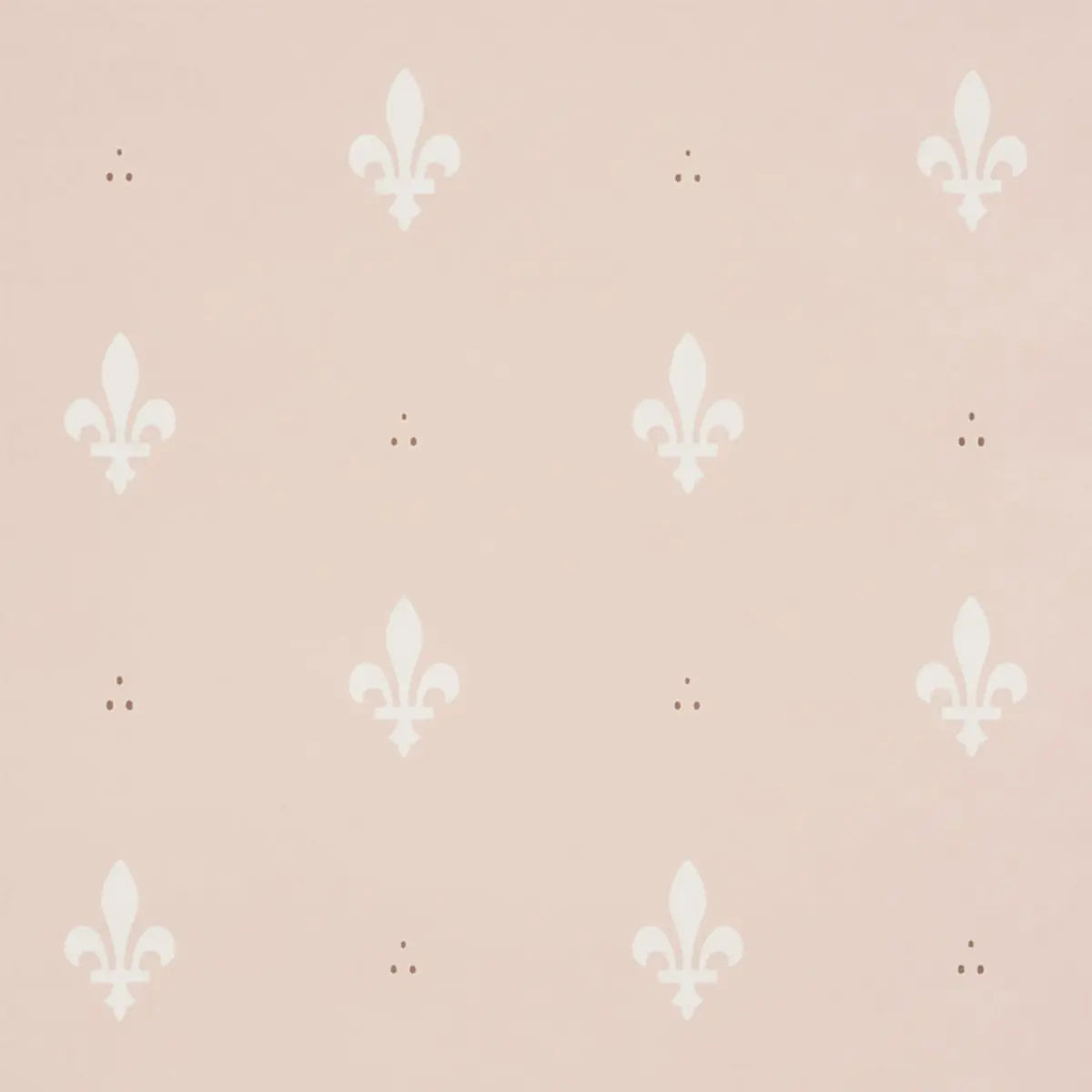 Fleur De Lis Wallpaper - Blush