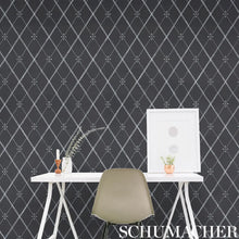 Load image into Gallery viewer, Kasumi Diamond Wallpaper in an interior setting