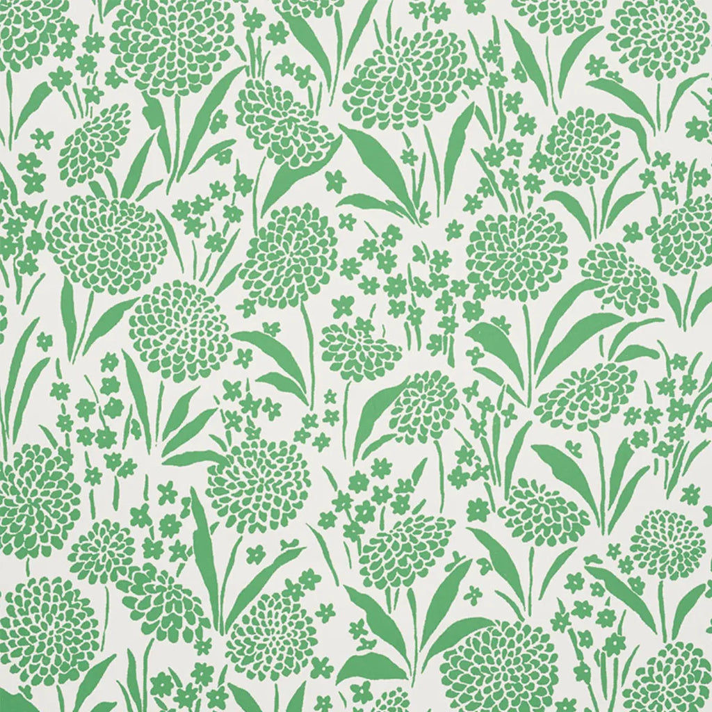 Chrysanthemum Wallpaper - Green
