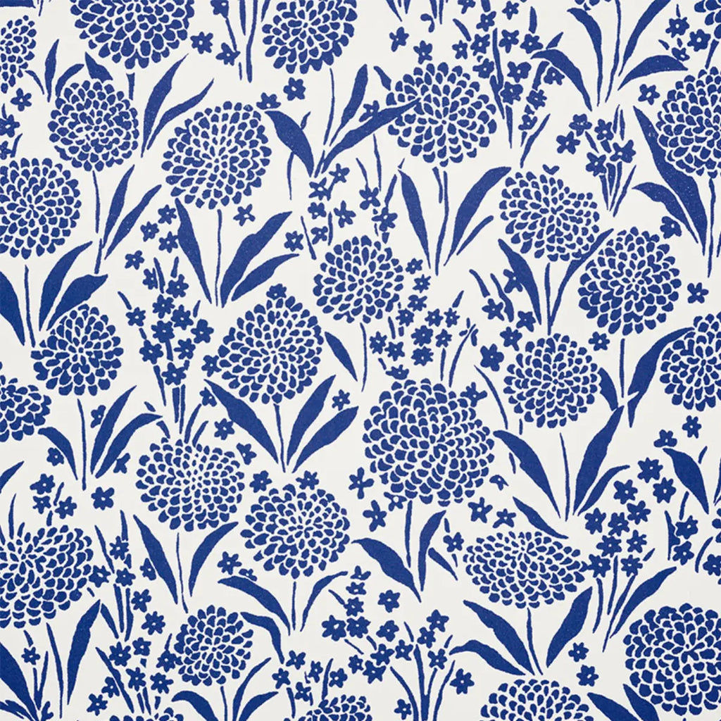 Chrysanthemum Wallpaper - Blue