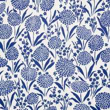 Load image into Gallery viewer, Chrysanthemum Wallpaper - Blue