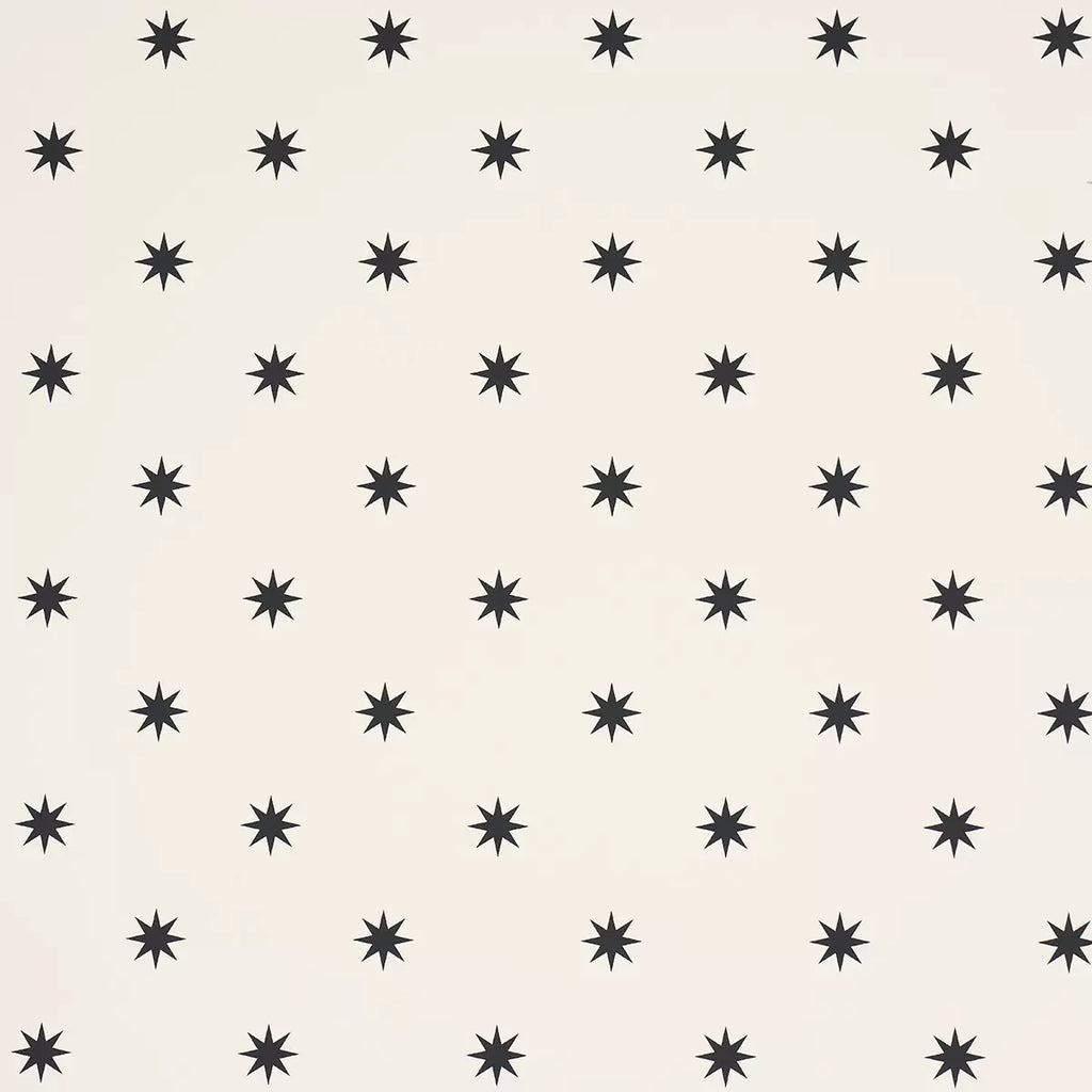 Stargaze Wallpaper - Black & Cream