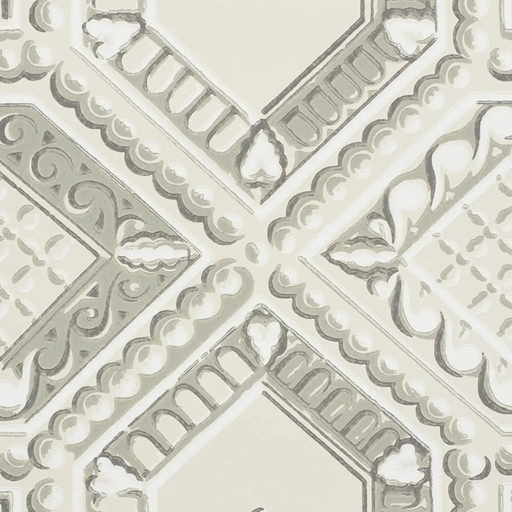 Lacunaria Wallpaper in an interior setting