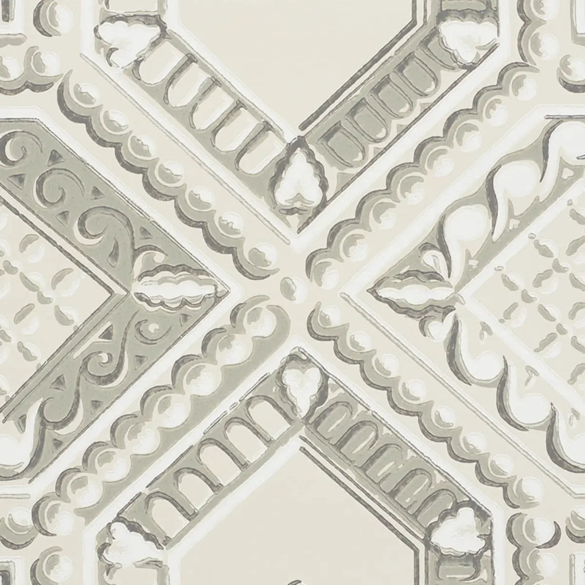 Lacunaria Wallpaper in an interior setting