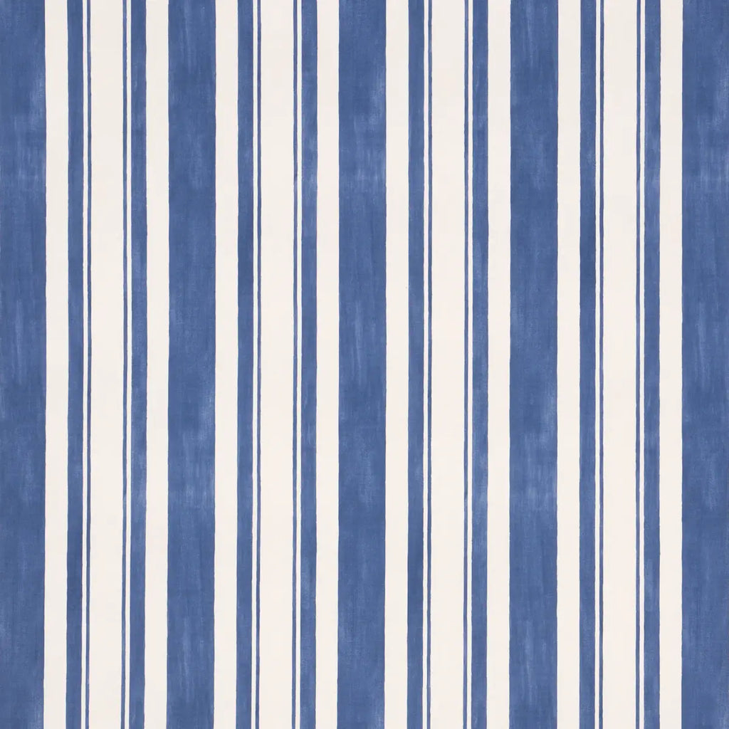 Villa Stripe Wallpaper - Navy