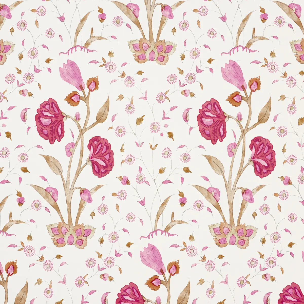 Khilana Floral Wallpaper - Spice