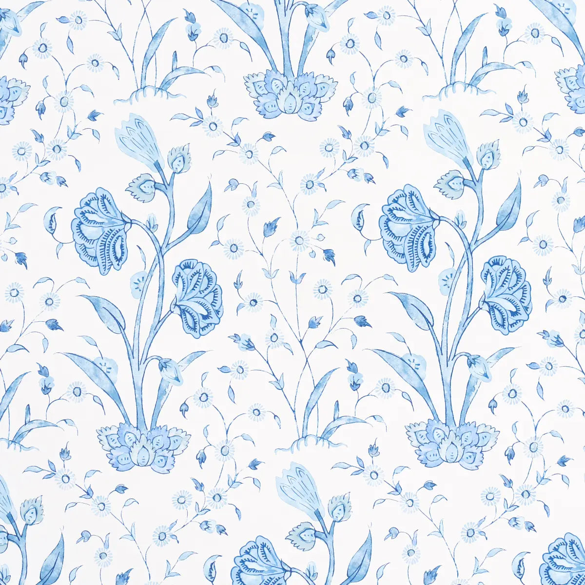 Khilana Floral Wallpaper - Porcelain