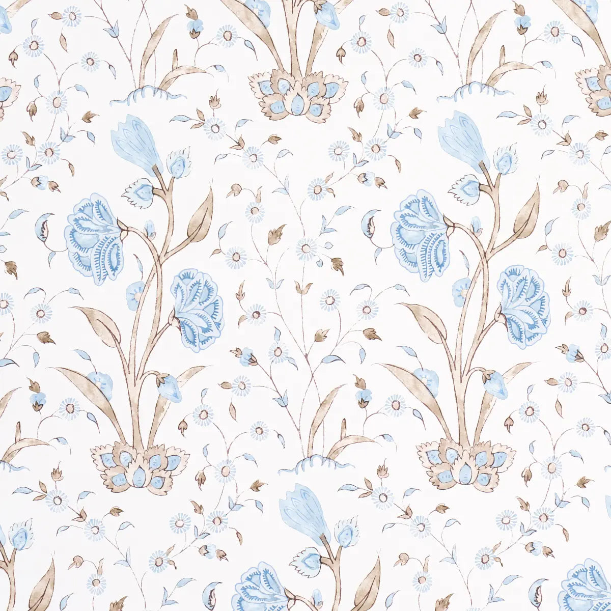 Khilana Floral Wallpaper - Sky