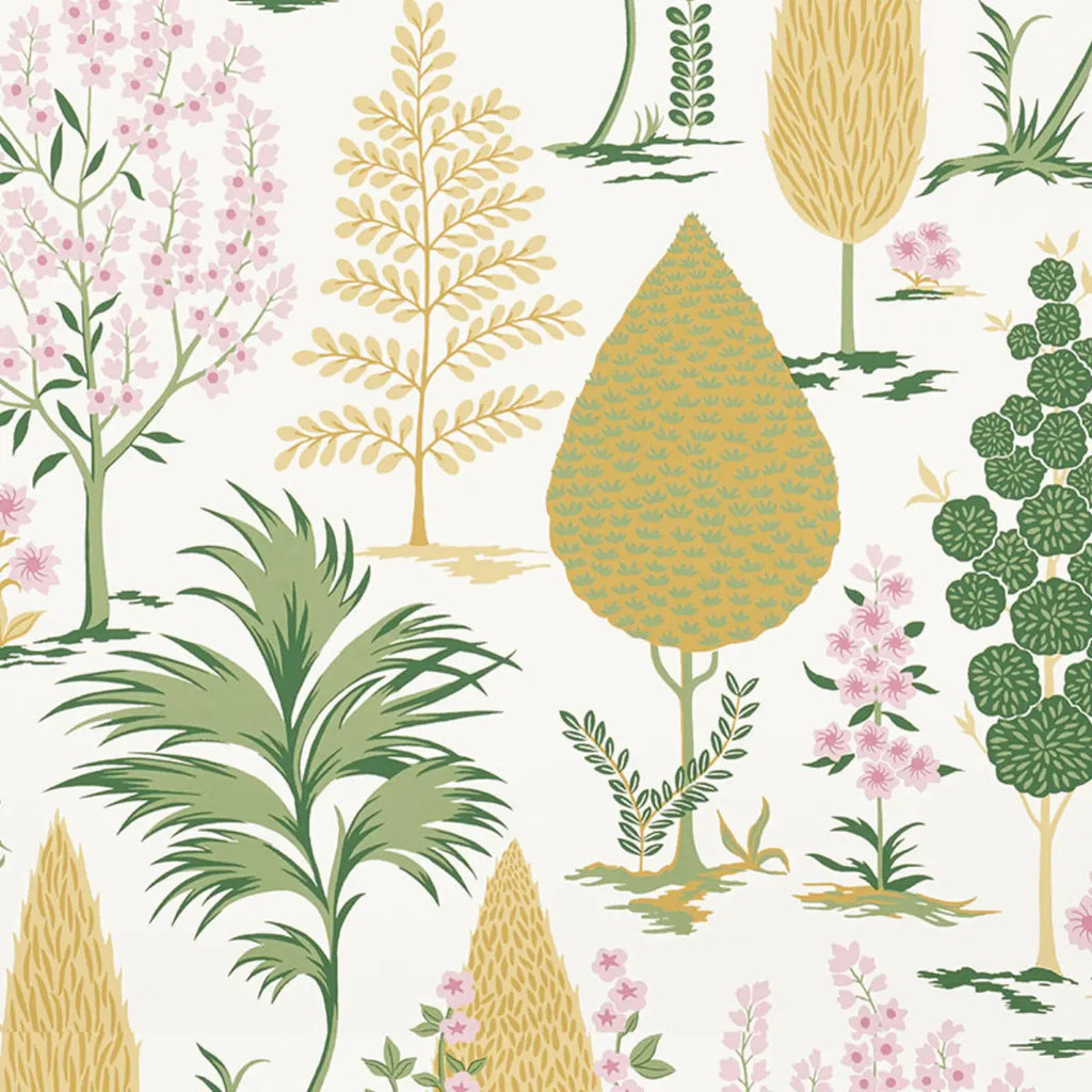 Pandora Wallpaper - Yellow & Pink