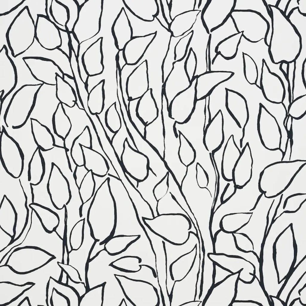 Solandra Vine Wallpaper - Black