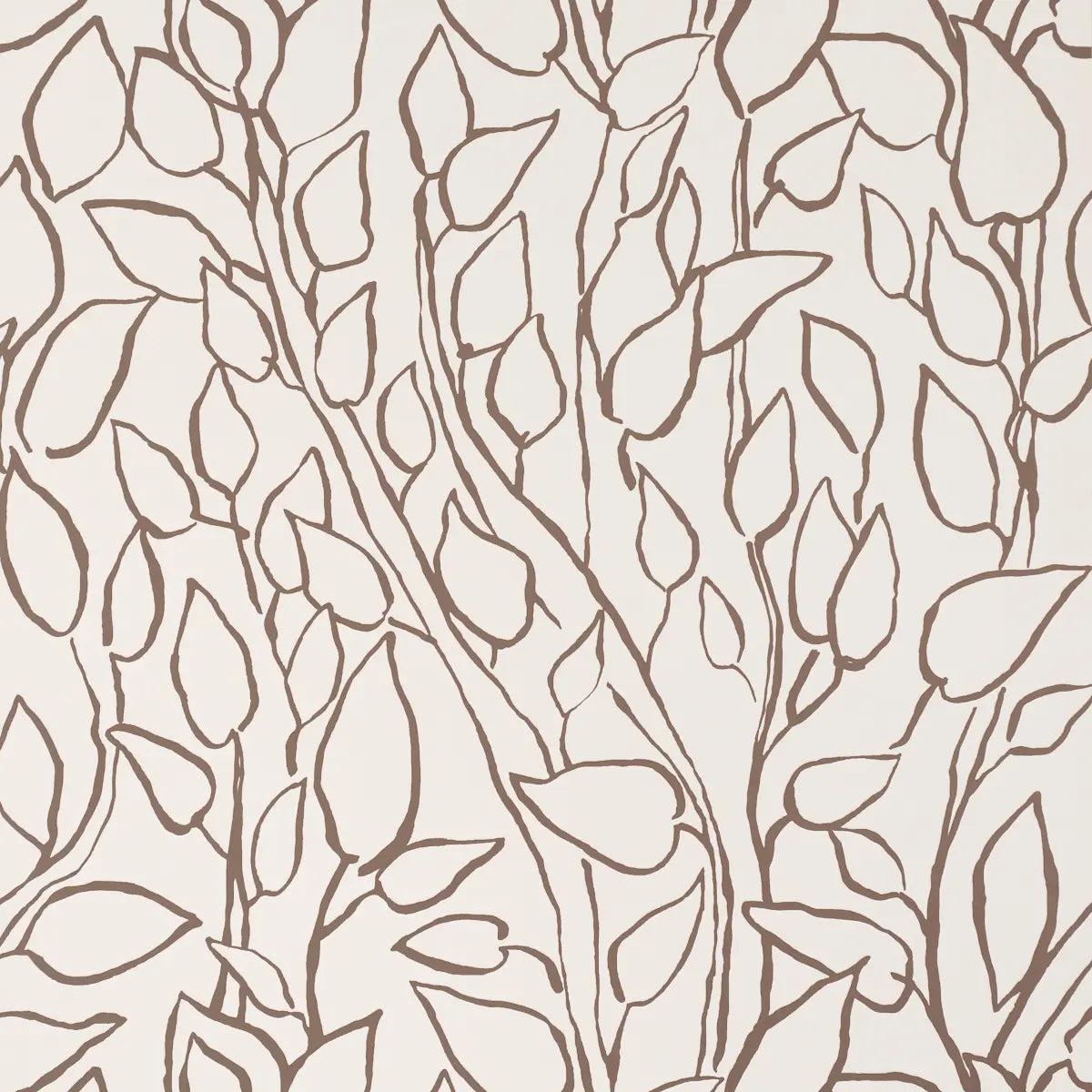 Solandra Vine Wallpaper - Brown
