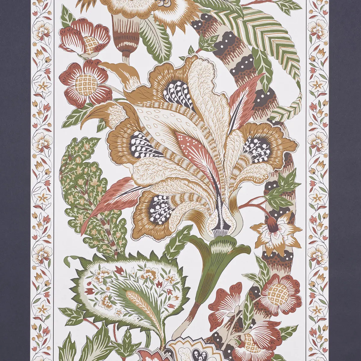 Anjou Stripe Wallpaper - Saffron