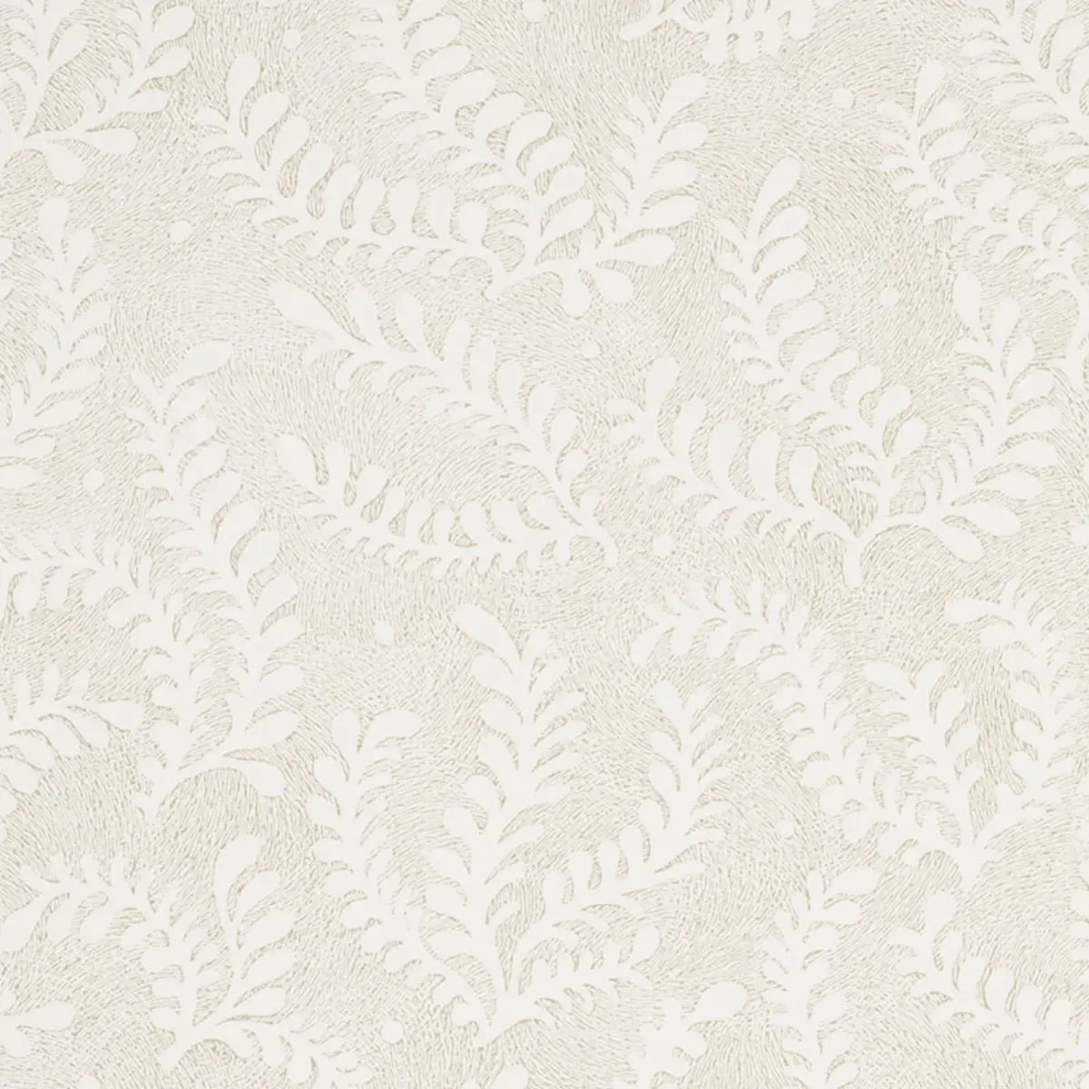 Etched Fern Wallpaper - Natural