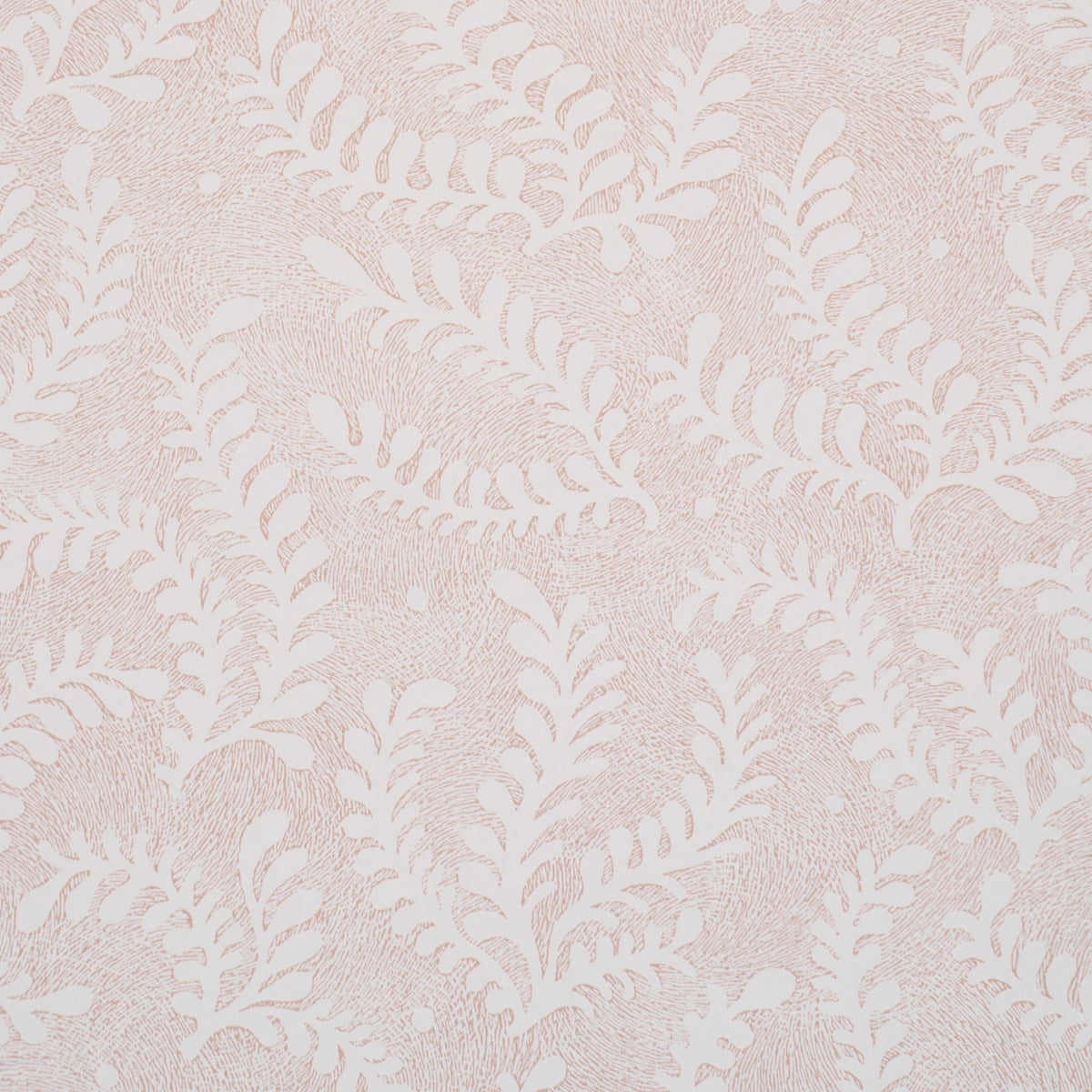 Etched Fern Wallpaper - Blush