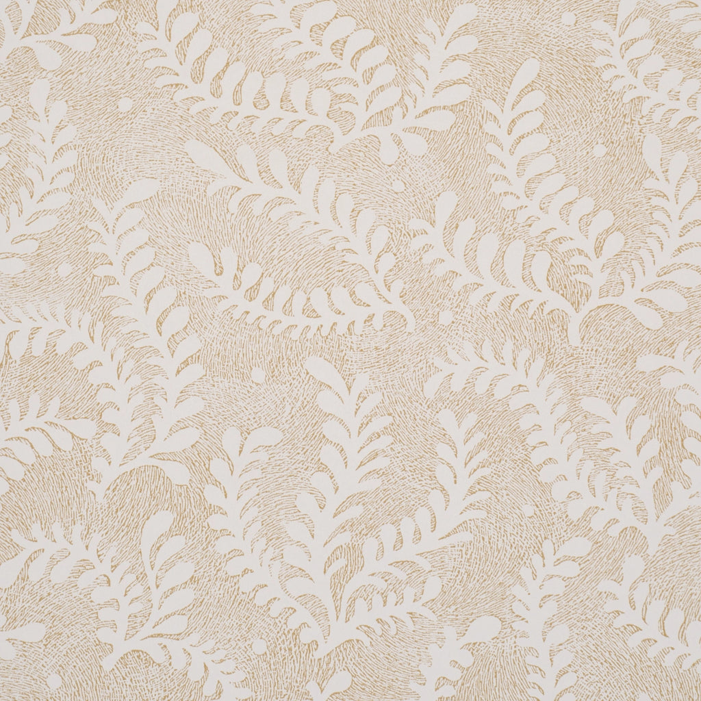 Etched Fern Wallpaper - Ochre