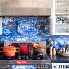 Load image into Gallery viewer, Plates &amp; Platters Wallpaper in an interior setting